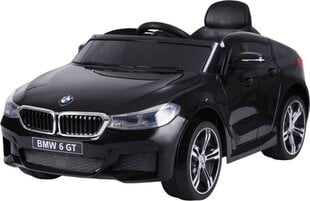 Yksipaikkainen sähköauto lapsille BMW 6 GT, musta hinta ja tiedot | Lasten sähköautot | hobbyhall.fi