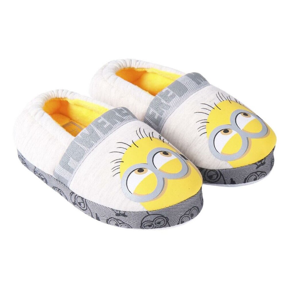 Kotitossut Minions Vaaleanharmaa hinta ja tiedot | Lasten tossut | hobbyhall.fi