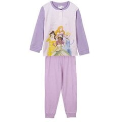 Lasten pyjamat Princess Disney, violetti hinta ja tiedot | Tyttöjen kylpytakit ja pyjamat | hobbyhall.fi