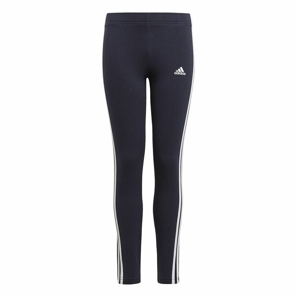 Urheiluhousut lapsille Adidas Essentials 3 Stripes, sininen hinta ja tiedot | Tyttöjen leggingsit ja housut | hobbyhall.fi