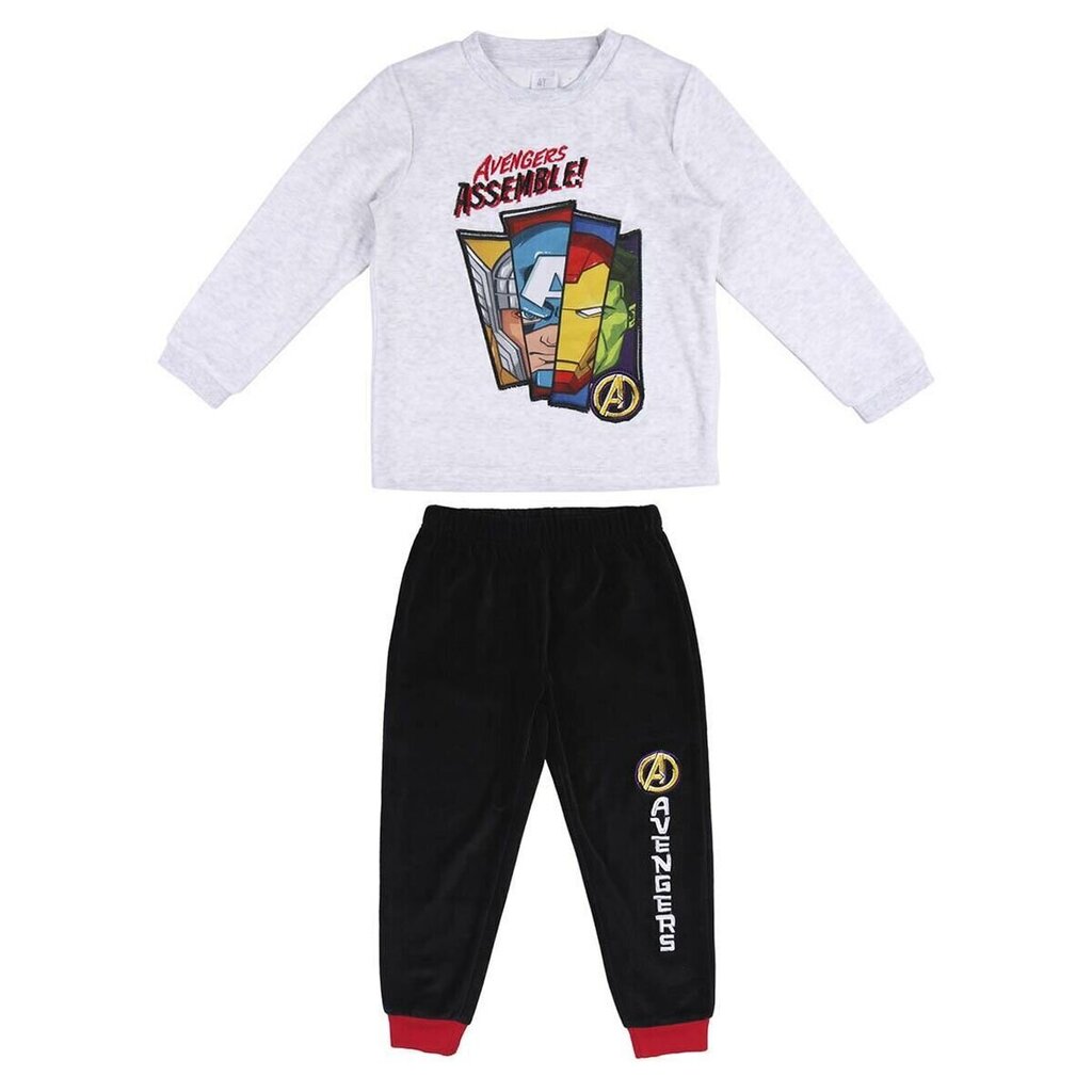 Lasten pyjamat The Avengers, harmaa hinta ja tiedot | Poikien kylpytakit ja pyjamat | hobbyhall.fi