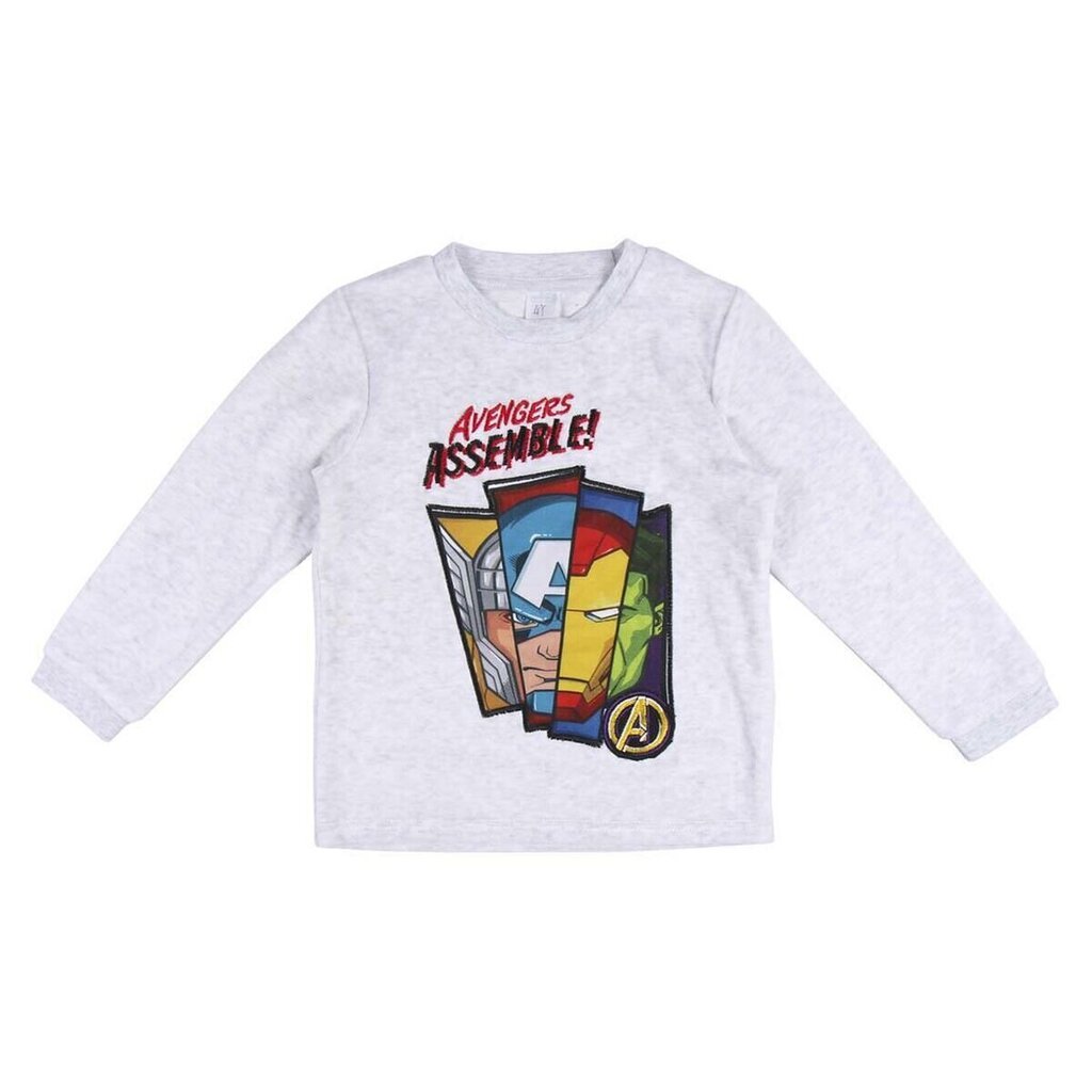 Lasten pyjamat The Avengers, harmaa hinta ja tiedot | Poikien kylpytakit ja pyjamat | hobbyhall.fi