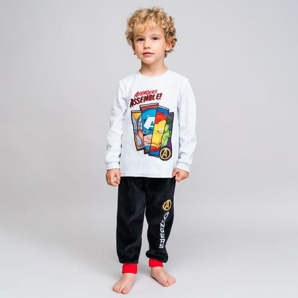 Lasten pyjamat The Avengers, harmaa hinta ja tiedot | Poikien kylpytakit ja pyjamat | hobbyhall.fi