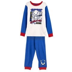 Pyjama lapsille Sonic, sininen hinta ja tiedot | Poikien kylpytakit ja pyjamat | hobbyhall.fi