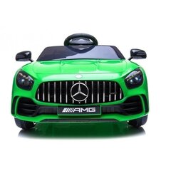 Yksipaikkainen lasten sähköauto Mercedes GTR Lean Cars, vihreä hinta ja tiedot | Lasten sähköautot | hobbyhall.fi