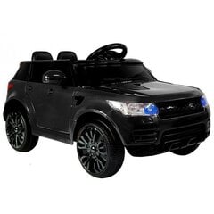 HL1638 sähköinen päältä ajettava auto musta hinta ja tiedot | Lasten sähköautot | hobbyhall.fi