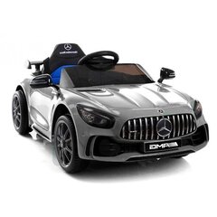 Yksipaikkainen lasten sähköauto Mercedes GTR Lean Cars, hopea hinta ja tiedot | Lasten sähköautot | hobbyhall.fi