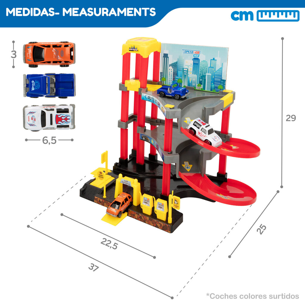 Speed&Go-parkkipaikka, 6+ hinta ja tiedot | Poikien lelut | hobbyhall.fi