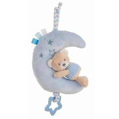 Pehmo helistin Bear on the Moon, sininen, 25cm hinta ja tiedot | Vauvan lelut | hobbyhall.fi