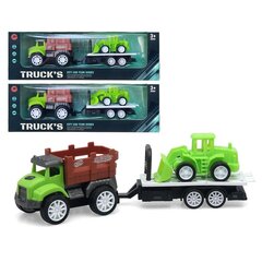 Bigbuy Fun leluauto perävaunulla, vihreä hinta ja tiedot | Bigbuy Fun Lelut | hobbyhall.fi