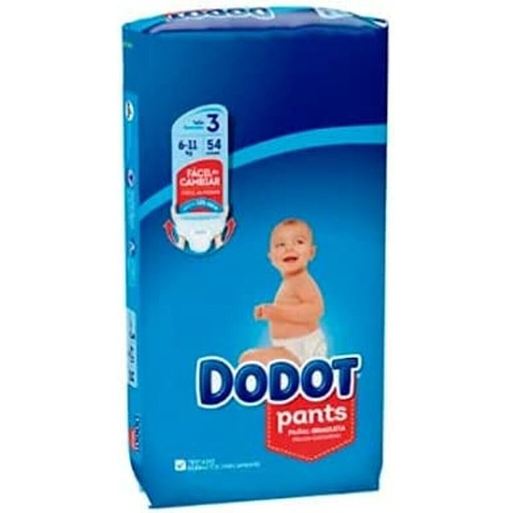 Vaipat Dodot Stage 3 (6-11 kg), 54 kpl. hinta ja tiedot | Vaipat | hobbyhall.fi