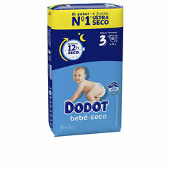 Vaipat Dodot koko 3, 6-10 kg, 62 kpl. hinta ja tiedot | Vaipat | hobbyhall.fi