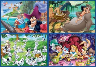 Palapelit Disney klassikot, 4 kpl. hinta ja tiedot | Palapelit | hobbyhall.fi