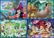 Palapelit Disney klassikot, 4 kpl. hinta ja tiedot | Palapelit | hobbyhall.fi