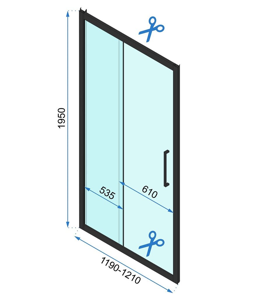 Suihkukaappi Rea Rapid Slide 100 x 90 hinta ja tiedot | Suihkukaapit ja suihkunurkat | hobbyhall.fi