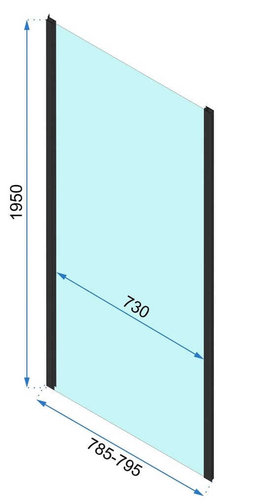 Suihkukaappi Rea Rapid Slide 140 x 80 hinta ja tiedot | Suihkukaapit ja suihkunurkat | hobbyhall.fi