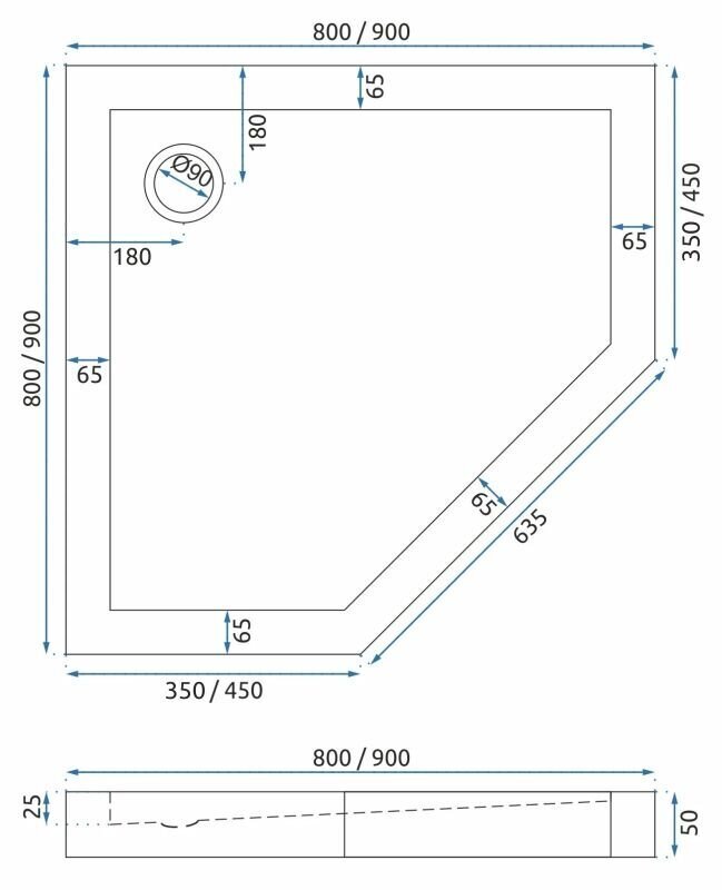 Rea Diamond Black Mat 90x90 suihkukaappi hinta ja tiedot | Suihkukaapit ja suihkunurkat | hobbyhall.fi