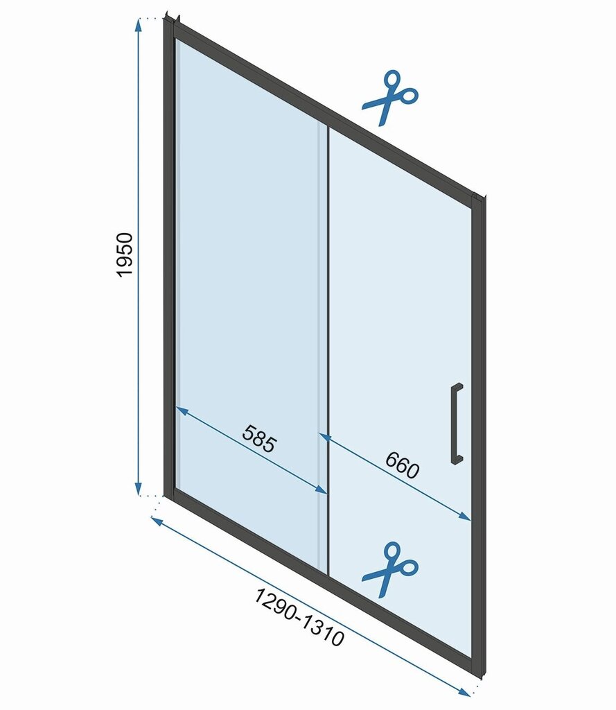 Suihkukaappi Rea Rapid Slide Chrome Kromi 150 x 100 hinta ja tiedot | Suihkukaapit ja suihkunurkat | hobbyhall.fi