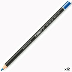 Lyijykynät Staedtler Lumocolor, sininen, 12 kpl. hinta ja tiedot | Taide- ja askartelutarvikkeet | hobbyhall.fi