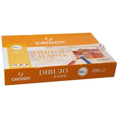 Piirustuspaperi Canson Basik 130 g 250 arkkia (210 x 297 mm) hinta ja tiedot | Vihkot, muistikirjat ja paperit | hobbyhall.fi