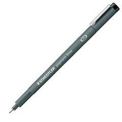 Tussi Staedtler Pigment Liner 308 Musta 10 kpl. 0,4 mm hinta ja tiedot | Kirjoitusvälineet | hobbyhall.fi