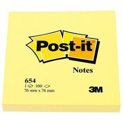 Post-it -tarralaput, keltainen, 7,6 x 7,6 cm, 36 kpl hinta ja tiedot | Vihkot, muistikirjat ja paperit | hobbyhall.fi