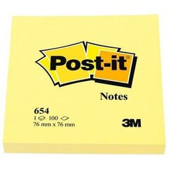 Muistilaput Post-it Yellow 7,6 x 7,6 cm, 24 kpl hinta ja tiedot | Vihkot, muistikirjat ja paperit | hobbyhall.fi