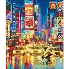 Paint by number kit Alex Bog Amazing Times Square NYC, 40x50cm hinta ja tiedot | Taide- ja askartelutarvikkeet | hobbyhall.fi