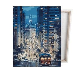 Maali numerosarjan mukaan Alex Bog Bajada Tranvía San Francisco, 40x50cm hinta ja tiedot | Taide- ja askartelutarvikkeet | hobbyhall.fi