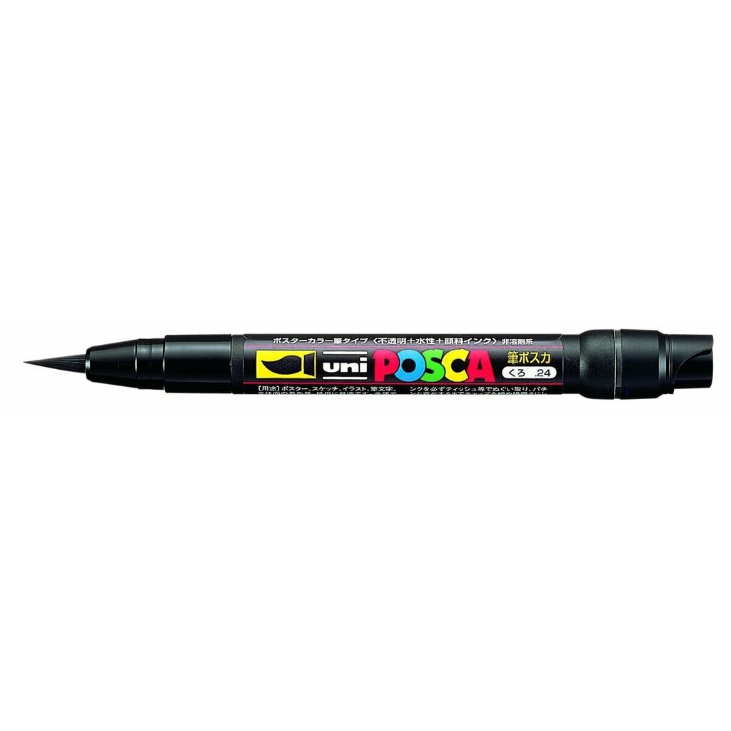 Tussi Posca PCF-350, musta, 5 kpl. hinta ja tiedot | Taide- ja askartelutarvikkeet | hobbyhall.fi