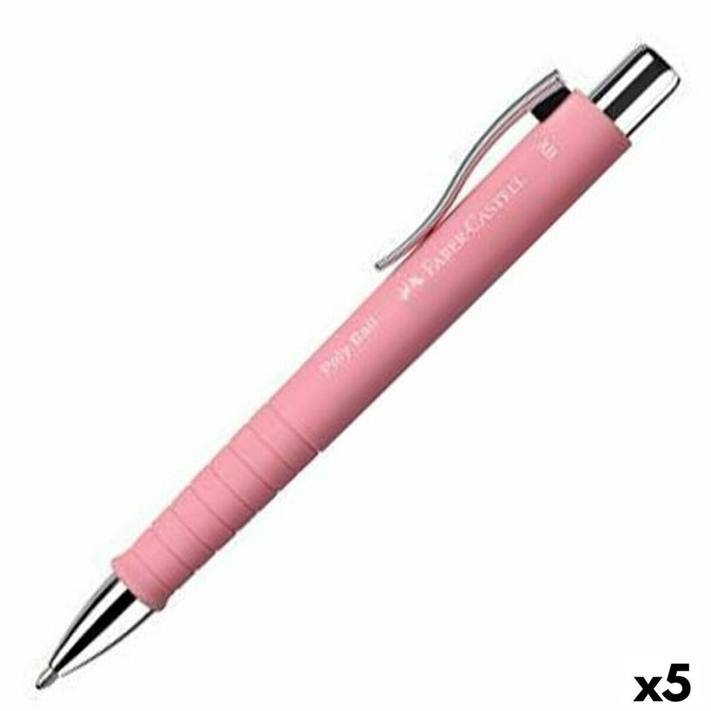 Kynä Faber-Castell Poly Ball XB 5 kpl hinta ja tiedot | Kirjoitusvälineet | hobbyhall.fi