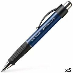 Pen Faber-Castell Grip Plus Ball M 5 kpl hinta ja tiedot | Kirjoitusvälineet | hobbyhall.fi