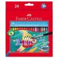 Akvarellivärikynät Faber-Castell, värilliset, 3 kpl. 24 kpl kustakin hinta ja tiedot | Taide- ja askartelutarvikkeet | hobbyhall.fi