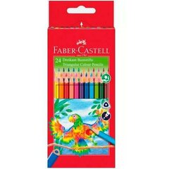 Värikynät Faber Castell, 24 kpl hinta ja tiedot | Taide- ja askartelutarvikkeet | hobbyhall.fi