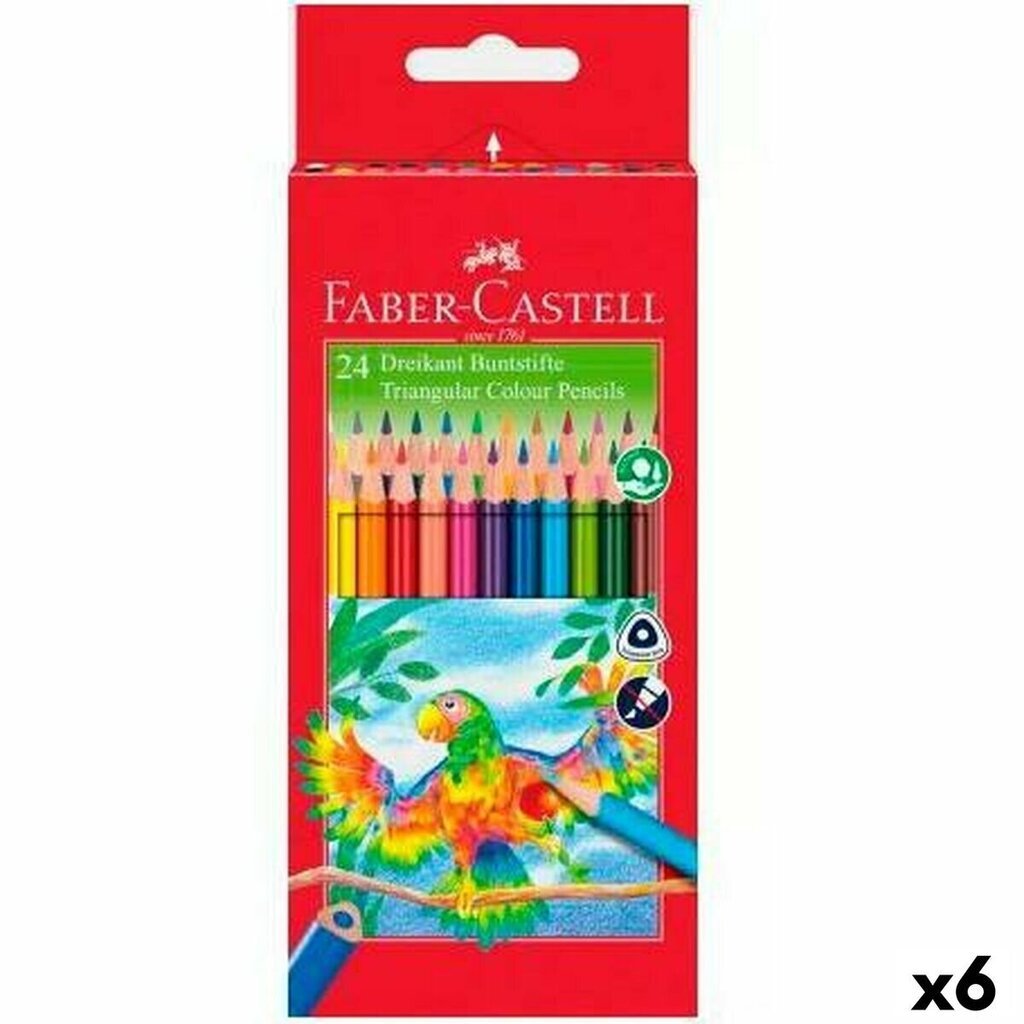 Värikynät Faber Castell, 24 kpl hinta ja tiedot | Taide- ja askartelutarvikkeet | hobbyhall.fi