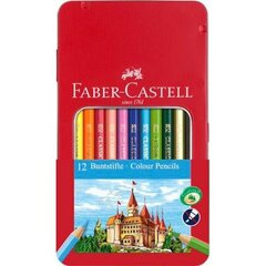 Värikynät Faber Castell, 12 kpl hinta ja tiedot | Taide- ja askartelutarvikkeet | hobbyhall.fi