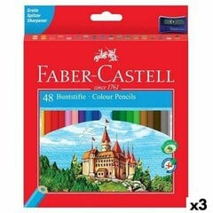 Värikynät Faber Castell, 48 kpl hinta ja tiedot | Taide- ja askartelutarvikkeet | hobbyhall.fi