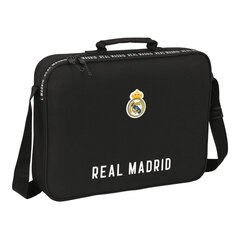 Reppu Real Madrid C.F. Corporativa, musta, 38 x 28 x 6 cm hinta ja tiedot | Koulureput ja -laukut | hobbyhall.fi