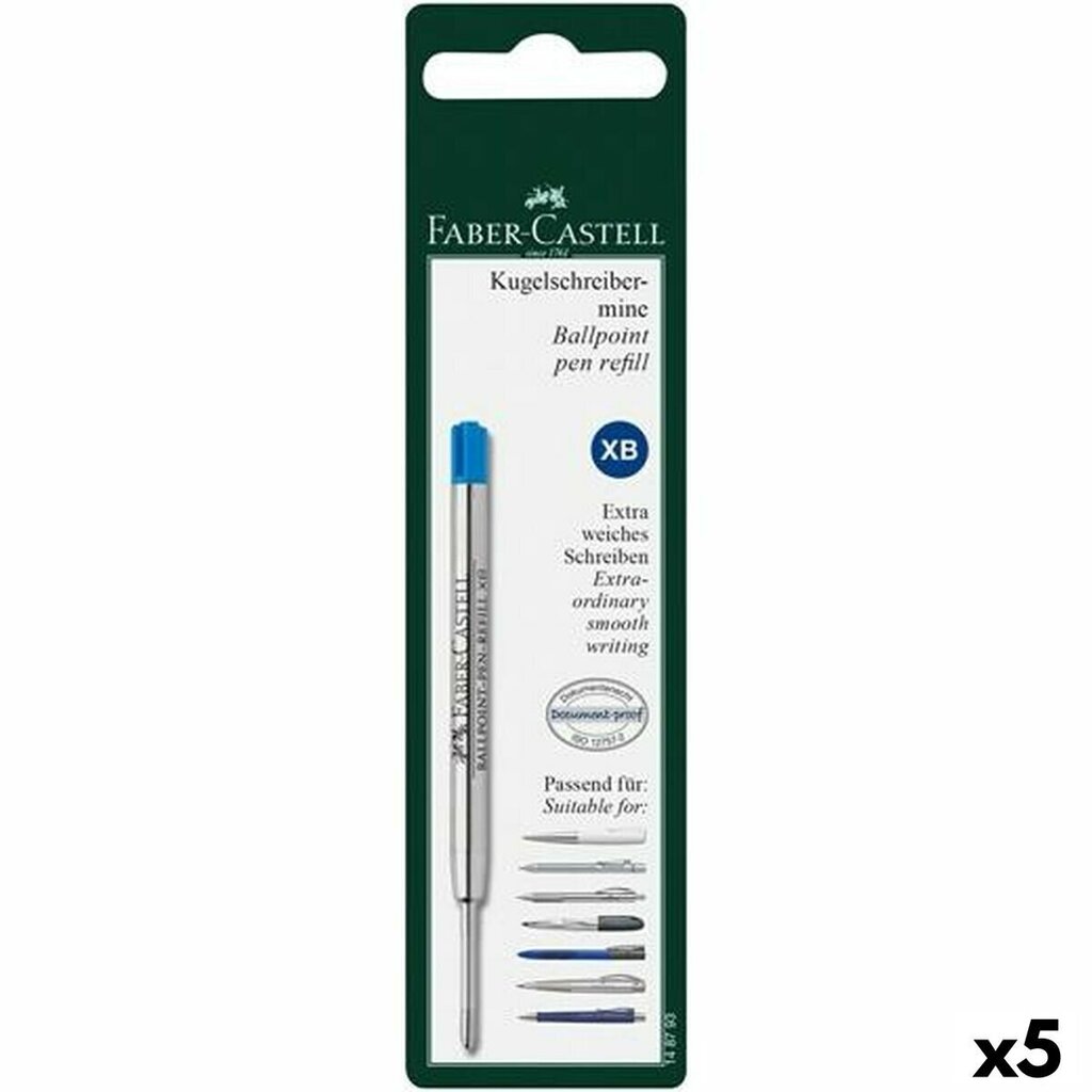 Kynän kärki Faber-Castell, 5 kpl, sininen hinta ja tiedot | Kirjoitusvälineet | hobbyhall.fi