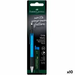 Automaattikynä Faber-Castell Grip Matic Blue 0,7 mm, 10 kpl hinta ja tiedot | Kirjoitusvälineet | hobbyhall.fi