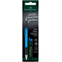 Automaattikynä Faber-Castell Grip Matic Blue 0,7 mm, 10 kpl hinta ja tiedot | Kirjoitusvälineet | hobbyhall.fi