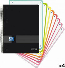 Muistikirjasarja Oxford NotebookLive&Go A5, 160 arkkia, 4 kpl hinta ja tiedot | Vihkot, muistikirjat ja paperit | hobbyhall.fi