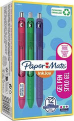 Geelikynät Paper Mate Inkjoy TK12, 0,7 mm, 12 kpl hinta ja tiedot | Kirjoitusvälineet | hobbyhall.fi