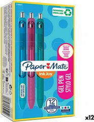 Geelikynät Paper Mate Inkjoy TK12, 0,7 mm, 12 kpl hinta ja tiedot | Kirjoitusvälineet | hobbyhall.fi