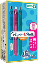 Geelikynät Paper Mate Inkjoy TK12, 0,7 mm, 12 kpl hinta ja tiedot | Kirjoitusvälineet | hobbyhall.fi