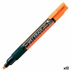 Nestemäiset tussit Pentel Wet Erase, oranssi, 12 kpl hinta ja tiedot | Pentel Lapset | hobbyhall.fi