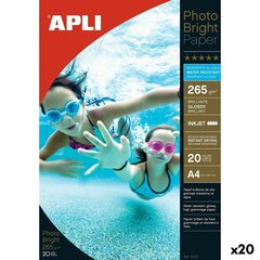 Valokuvapaperi Apli Photobright, A4, kiiltävä hinta ja tiedot | Toimistotarvikkeet | hobbyhall.fi