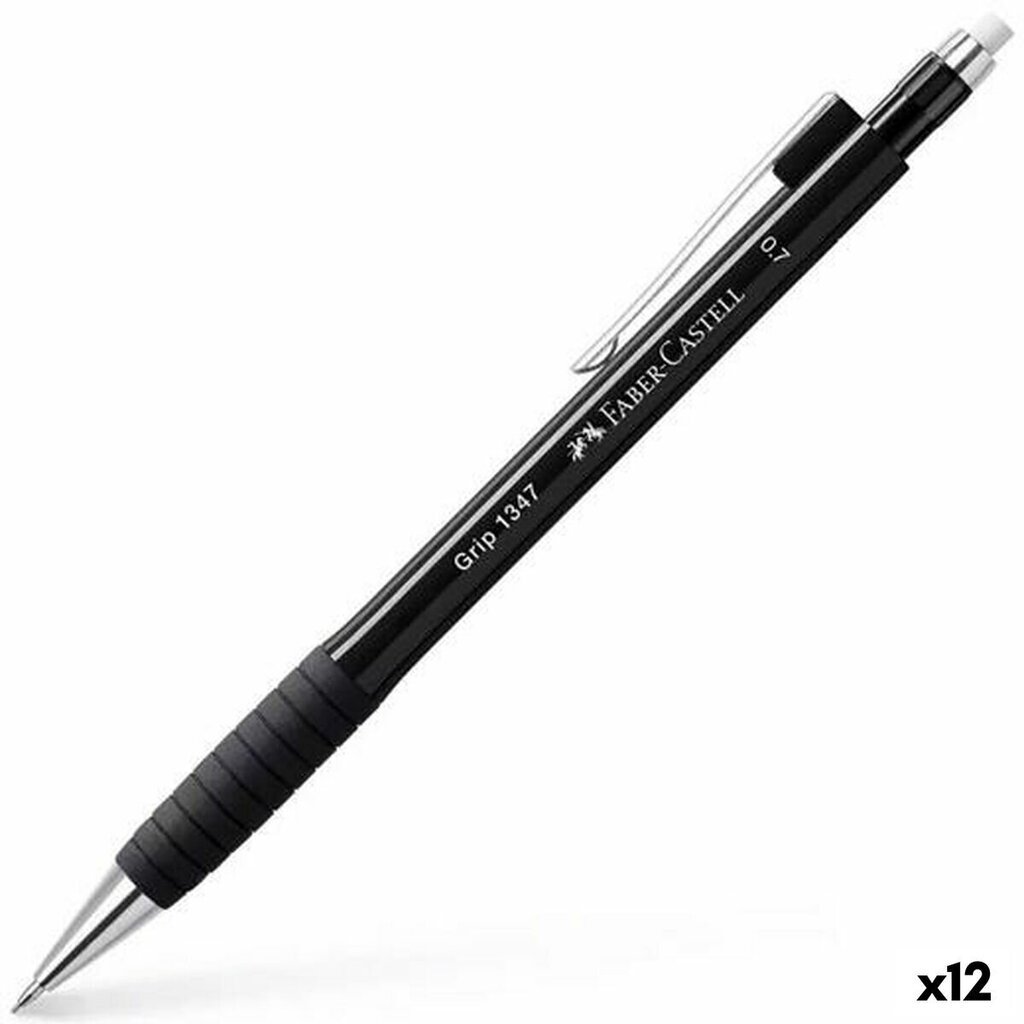 Kynäteline Faber-Castell Grip 1347, 0,7 mm, 12 kpl hinta ja tiedot | Toimistotarvikkeet | hobbyhall.fi