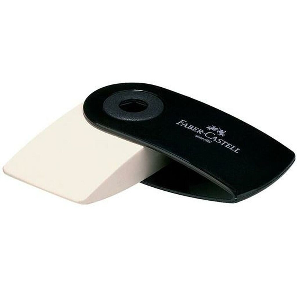 Eraser Faber-Castell Sleeve, musta, 24 kpl hinta ja tiedot | Toimistotarvikkeet | hobbyhall.fi