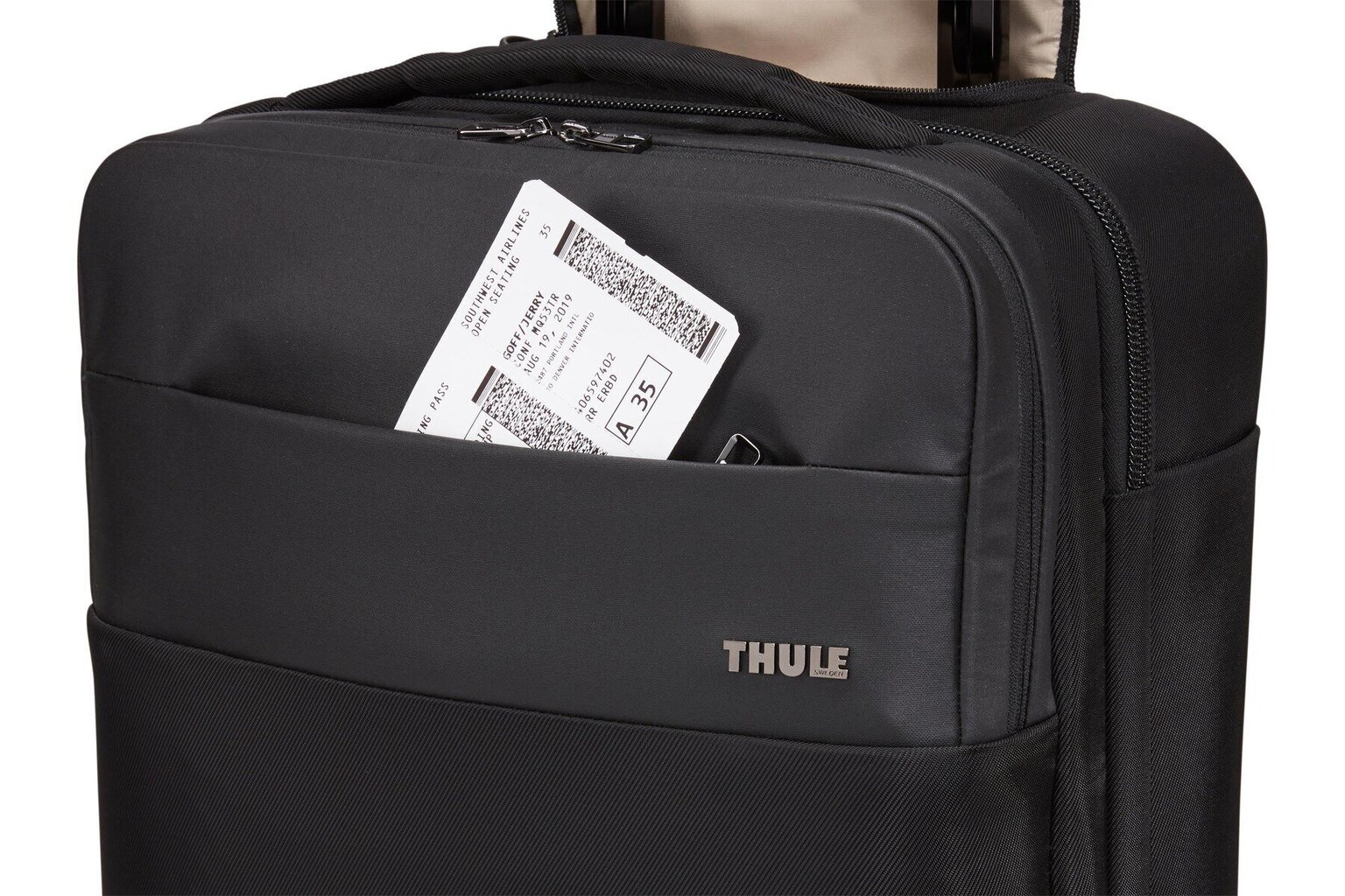 Thule Spira Carry On Spinner SPAC-122 -lentolaukku, musta hinta ja tiedot | Matkalaukut ja matkakassit | hobbyhall.fi